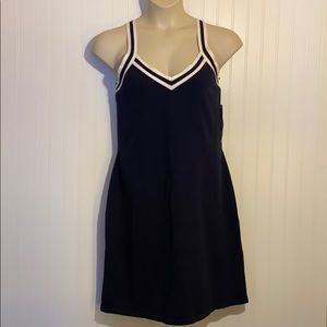 LRL Barbados French Navy sweater dress